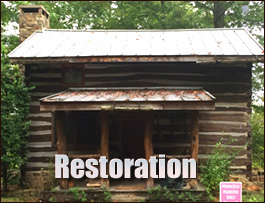 Historic Log Cabin Restoration  Jarvisburg, North Carolina